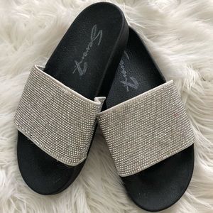 Rhinestone seven slides